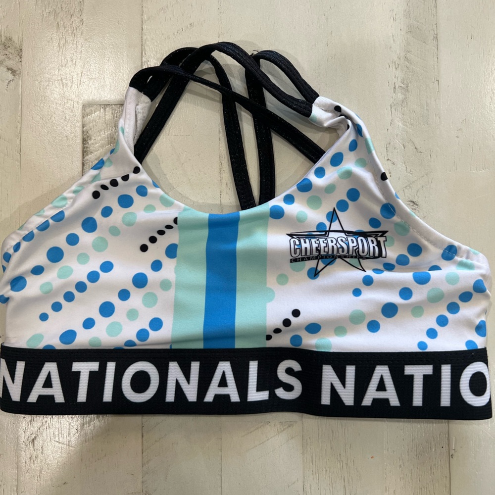 Varsity Cheersport Nationals sports bra